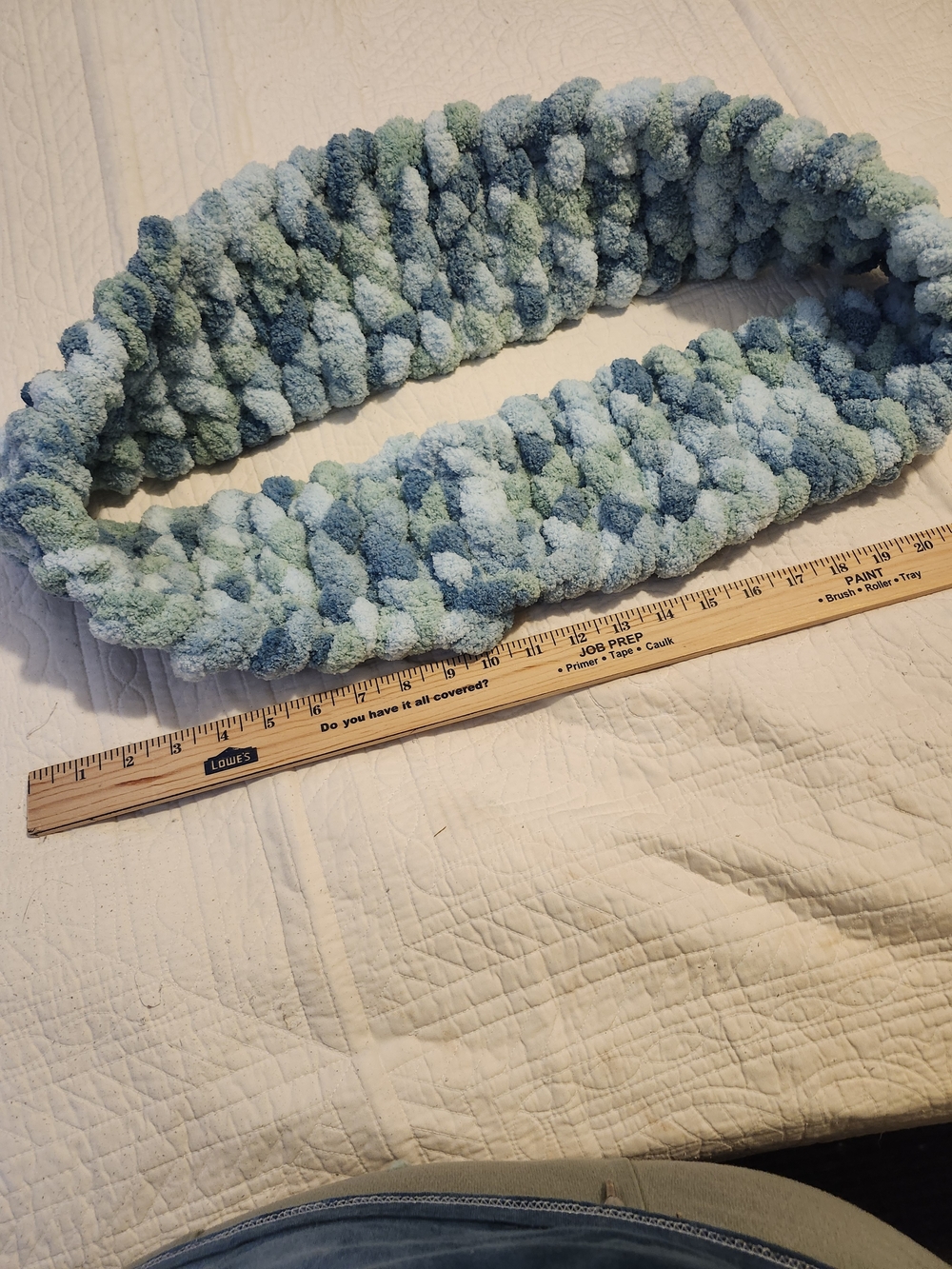 Hand Crocheted Infinity Scarf - Picture 2 of 2